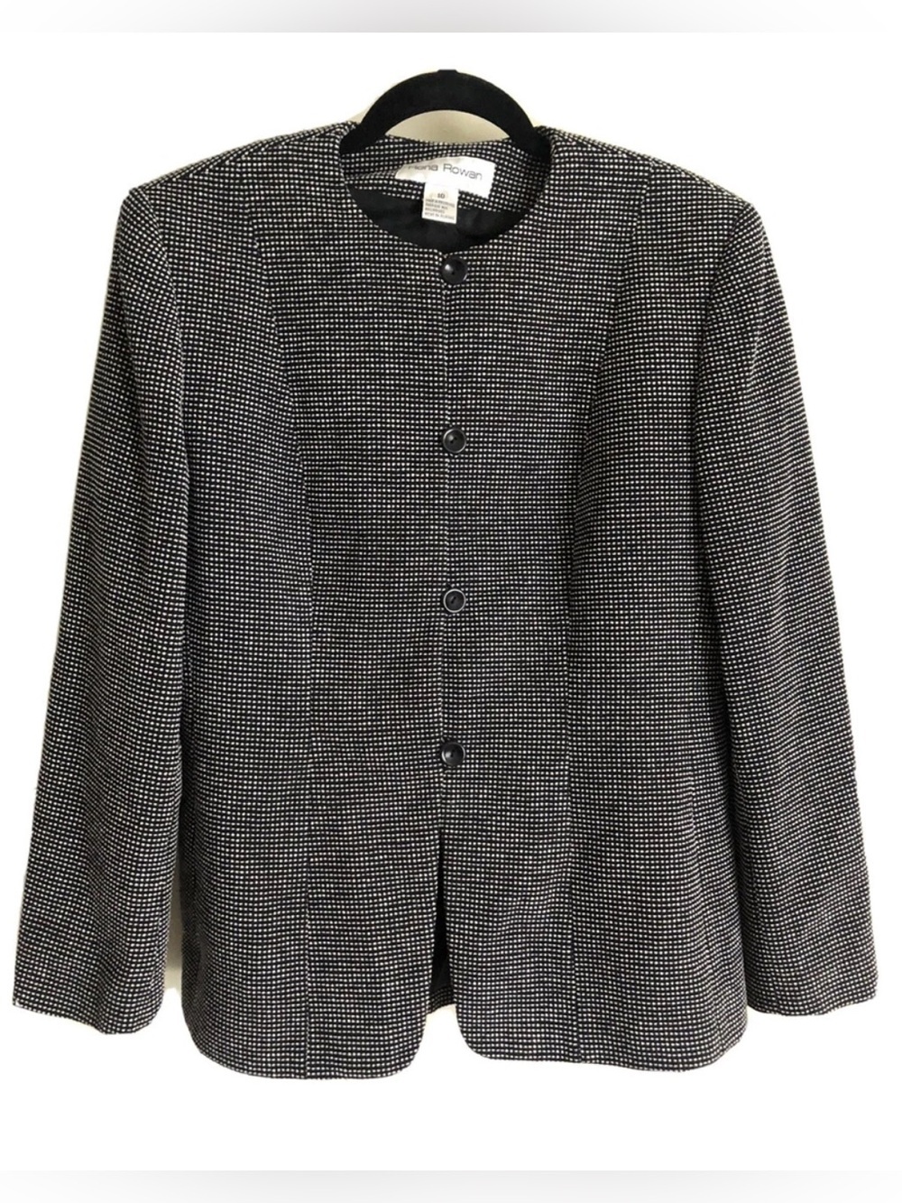 Rena Rowan Women's Suit Jacket Blazer Wool Blend Size 10